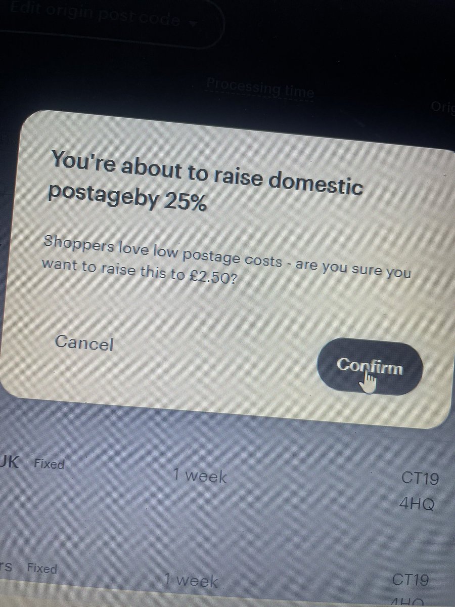 elegant_elz's tweet photo. Yes @Etsy I know my postage prices are increasing, but unfortunately when @RoyalMail raise their prices significantly I can’t swallow their price rise for a 3rd time. 

What’s even more soul destroying is Royal Mail raise their prices as their service gets even worse https://t.co/JKMpvqKmzm