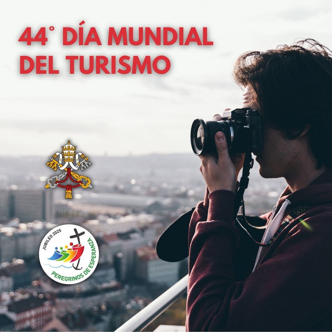 Evange_es's tweet photo. 📷El 27 de septiembre se celebra en todo el mundo la 44ª Jornada Mundial del Turismo. Para marcar la ocasión, el Dicasterio para la Evangelización publicó el 26 de mayo su Mensaje titulado "Turismo e inversiones verdes".

Lea el Mensaje completo: https://t.co/SQOJIEHb8t https://t.co/gqioRTrq0q