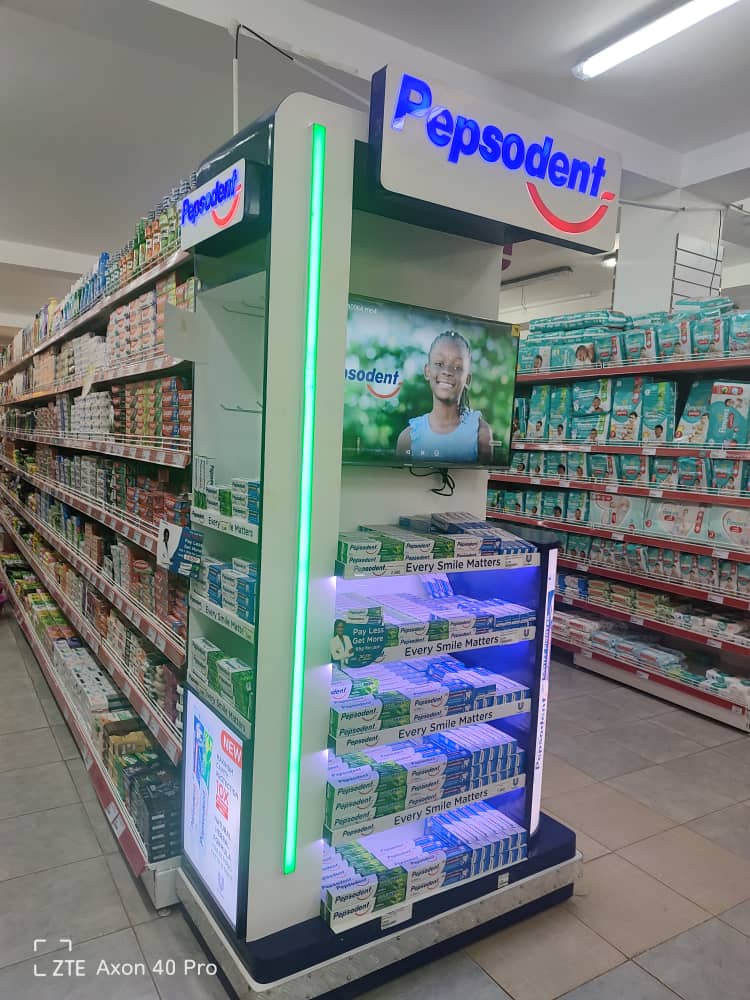 GoldenDigitalUG's tweet photo. Visit Cynibel Supermarket in Gulu today and see for yourself the art of #ProductMerchandising #BTLMarketing #GoldenActivations #UnileverUganda https://t.co/qZ1RXr1Lqi