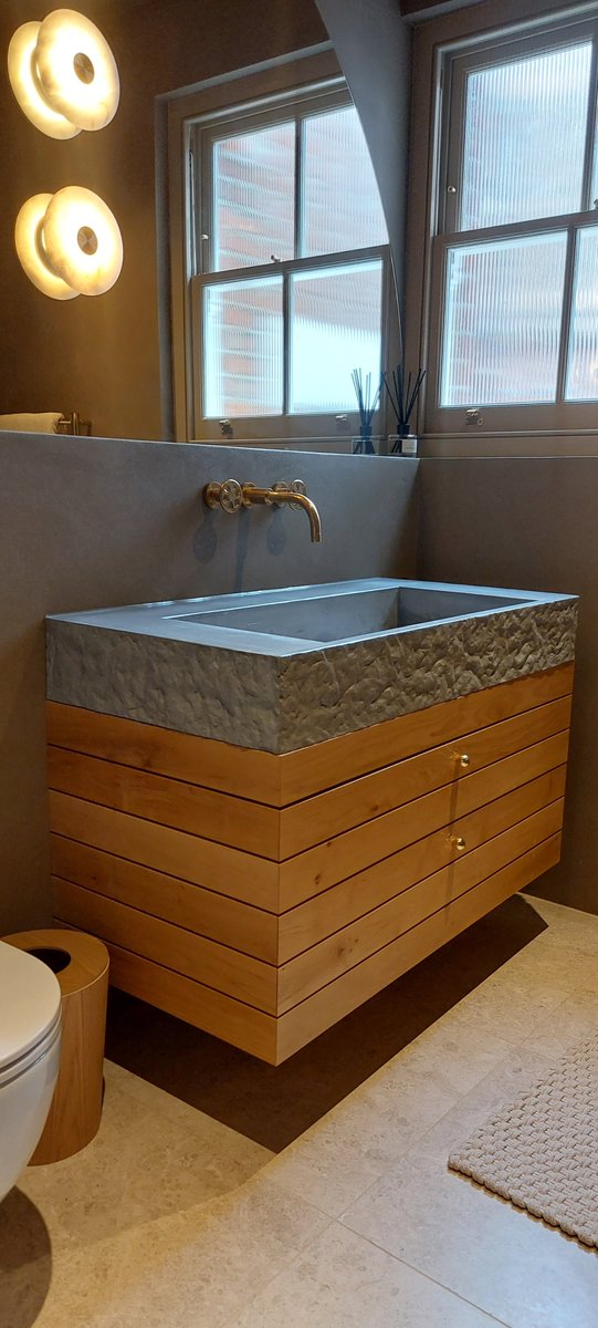 DesignNedev's tweet photo. Behold this stunning bespoke
concrete vanity featuring a captivating rockface finish and a sleek sloped ramp with a hidden waste system.
Collaborating with the talented teams at @allandnxthing and @kotelondon #ConcreteDesign #BespokeVanity #InteriorInspiration #CollaborationGoals https://t.co/Dk9kObZTmQ