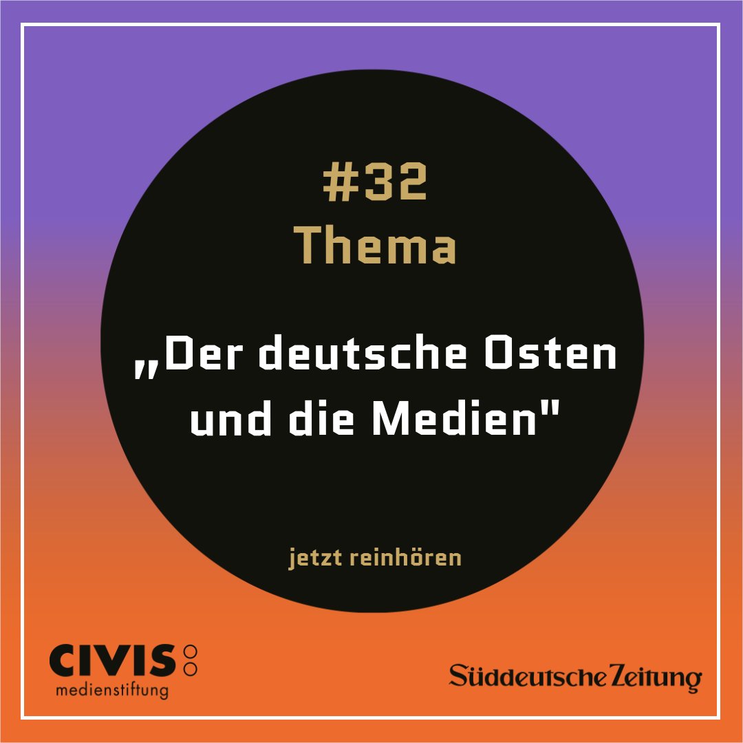 quoted_podcast's tweet photo. 33 Jahre ist die Wiedervereinigung her und noch immer fühlen sich viele Ostdeutsche medial nicht gesehen und bevormundet. Warum gibt es dieses Ungleichgewicht in der deutschen Medienlandschaft? Darüber diskutieren @nadia_z &amp; @nminkmar mit der Medienwissenschaftlerin @MandyTroger. https://t.co/DXg6nOLjzJ