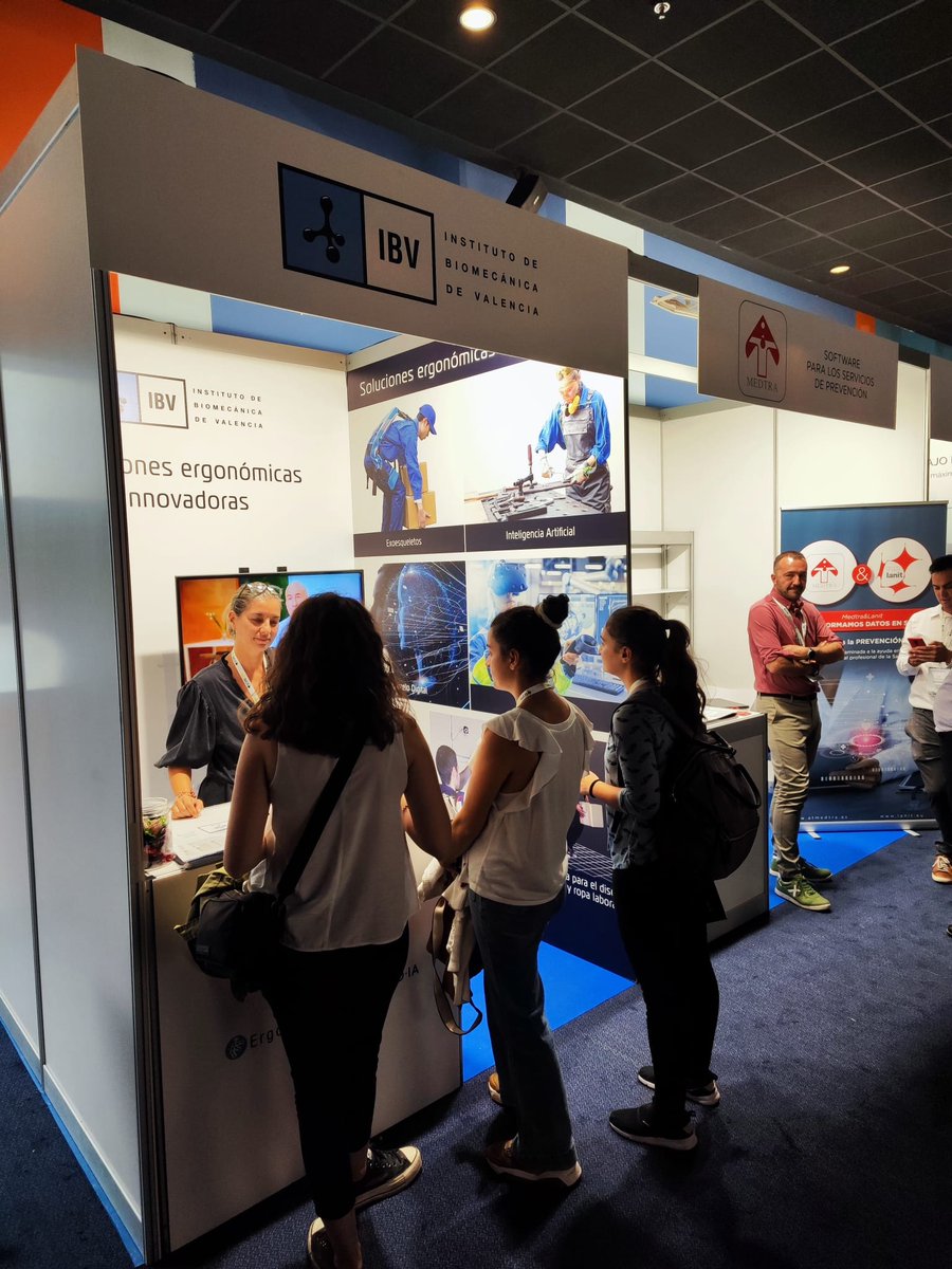 ibv_org's tweet photo. Asistimos al IV Congreso Internacional @prevencionar.
Hasta el 29 de septiembre en nuestro stand podrás conocer nuestras tecnologías #ErgoIBV, #ergoIA y todos los servicios que ofrecemos sobre prevención de riesgos laborales. ¿A qué esperas para visitarnos? https://t.co/sD1rsZdU9M