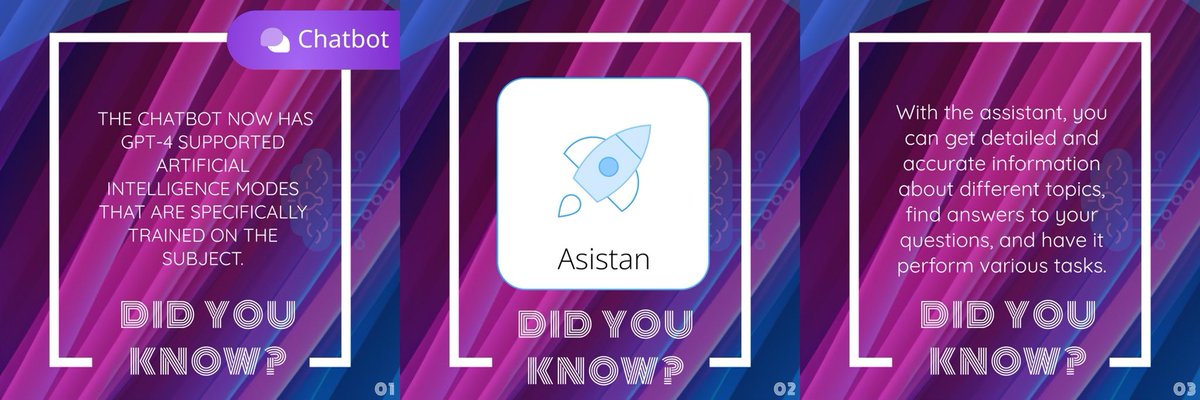 Zekai_co's tweet photo. Assistant will be indispensable in your daily work.
.
.
Asistan, günlük çalışmalarınızda vazgeçilmeziniz olacak.
.
.
#AI #Technology #FutureTech #MachineLearning #artificialintelligence #Yapayzeka #zekaico #asistan #asistant #chatbot #chatGPT4 https://t.co/Xf5UW7hNmq