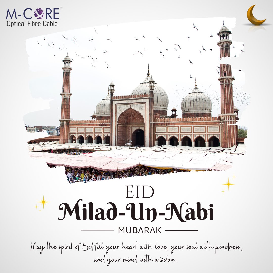 mcorecables's tweet photo. 🌙Happy Eid-e-Milad-un-Nabi,🌙
May the spirit of Eid fill your heart with love, your soul with kindness, and your mind with wisdom.
#mcorecables #EidMubarak #eidemiladunnabi #eidemilad #EidMiladUnNabi #ProphetMuhammad #TheLifeOfProphetMuhammad #EidMilad #eidmiladunnabi2023 https://t.co/MPNxsM7pty