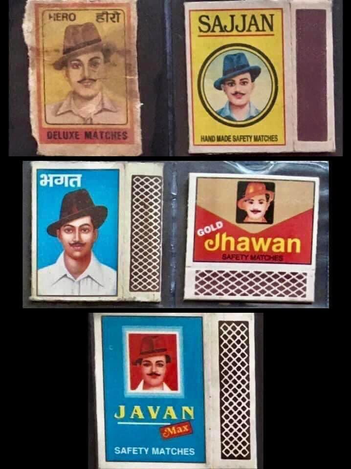 SamiirArya's tweet image. @narendramodi @Bhupendrapbjp @myogiadityanath મારા મેચબોક્સ સંગ્રહ દ્વારા ભારત માતાના મહાન ક્રાંતિકારી અને અમર પુત્ર ભગતસિંહને તેમની જન્મજયંતિ પર નમ્ર શ્રદ્ધાંજલિ! #SaMsCollection @sanghaviharsh @CRPaatil @BJP4Gujarat