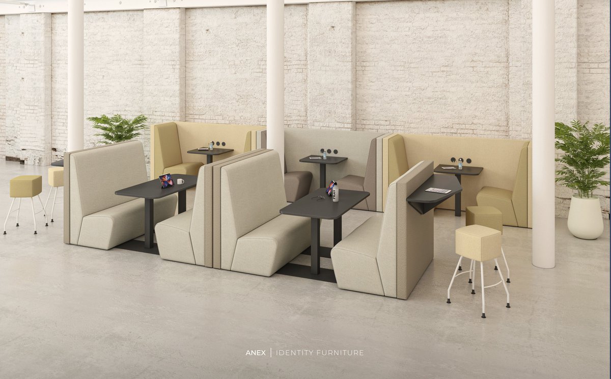 Anex low-height booths are a fantastic solution to comfortable working under natural lighting.
———
#IdentityFurniture
-
#furniture #officefurniture #officedesign #acoustics #workbooth #meetingspace #collaboration #boothseating #officebooth #hybridworking #modernoffice #coworking