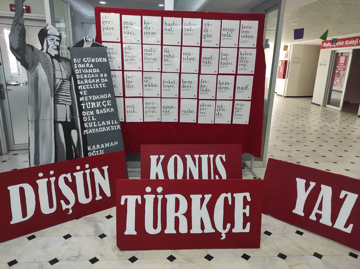 Türkçe Düşün
Türkçe Konuş 
Türkçe Yaz!
Türk Dil Bayramı Lobi Dekorumuz
 Kutlu olsun❤️ <a href="/corlubk/">BK Çorlu Kampüsü</a> <a href="/omerfarukozer/">ömer faruk özer</a> <a href="/aycaselvibk/">Ayça Selvi</a> <a href="/eliftosunerturk/">Elif Ertürk</a> <a href="/ebrugndodu12/">Ebru Gündoğdu</a> <a href="/ezgibkcorlu/">Ezgi B.</a>