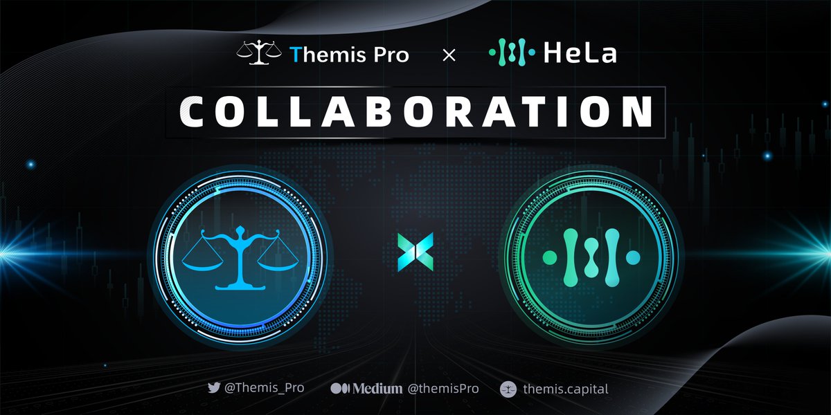 🌟Celebrating a Strategic Collaboration!🌟
#ThemisPro 🍻<a href="/Hela_Network/">HeLa Labs 🍀 | HLUSD</a>

🔥We're thrilled to announce a Strategic Collaboration with <a href="/Hela_Network/">HeLa Labs 🍀 | HLUSD</a>!
#Hela_Network is the First Layer 1 Powered By Fiat-backed Stablecoin For Real-World Adoption.

🤗Stay tuned for more cooperation!🤝