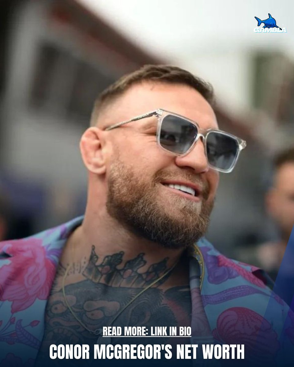 gamblasports's tweet photo. Conor McGregor’s Net Worth 🥊 Follow us for more daily #fighting content! 

#conormcgregor #ufc https://t.co/c2KHgJnsG7