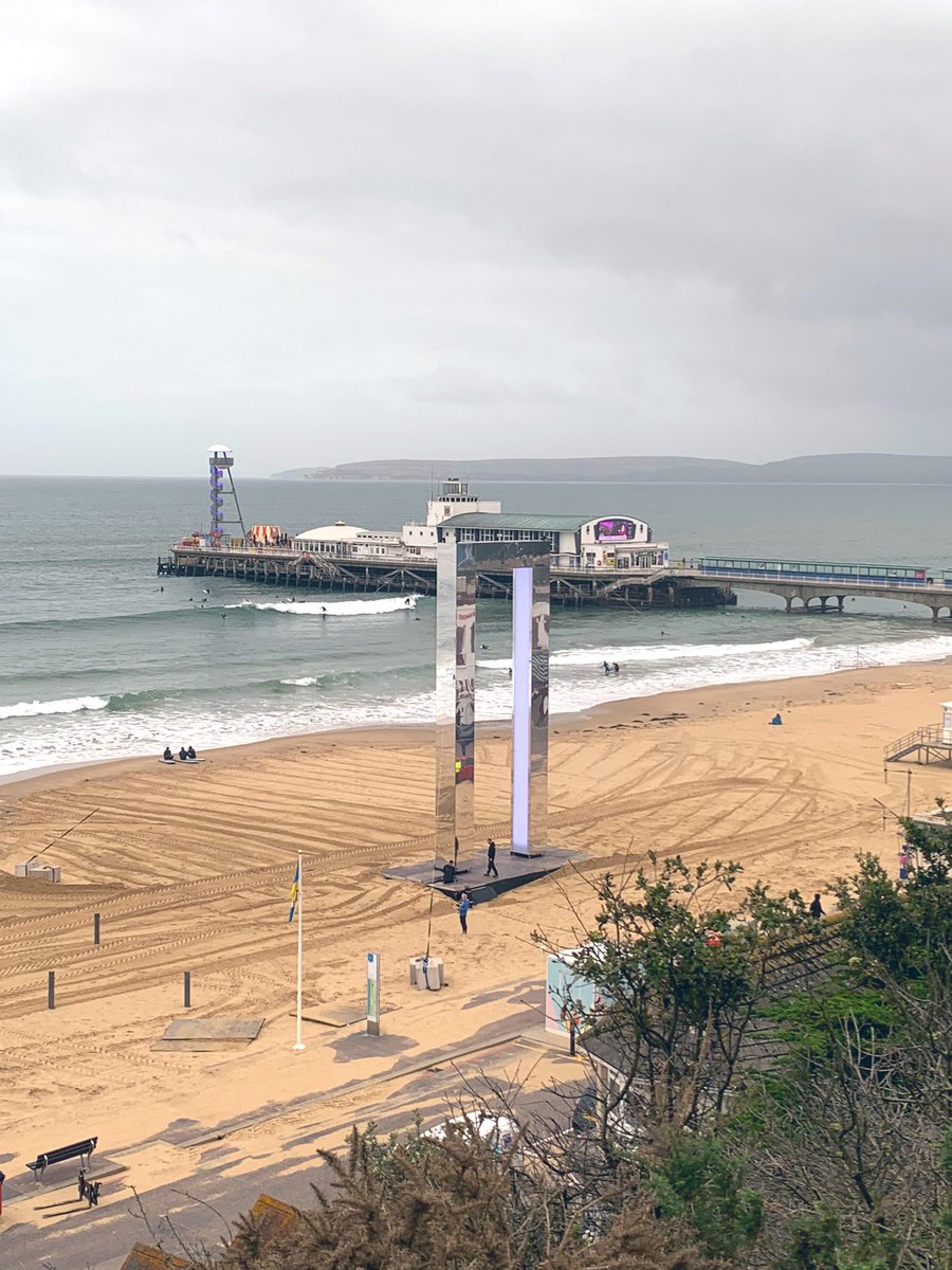 arnavkapoor's tweet photo. World premiere for PORTAL arch  #Bournemouth #BournemouthBeach 
@Bournemouthecho @artsbythesea https://t.co/474MKiNV7U