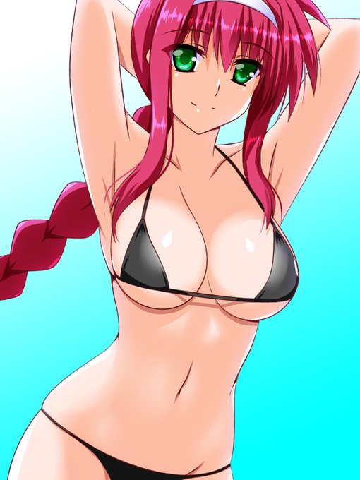 アミタおねーちゃんももちろん着ますよね!
#リリカルなのは 