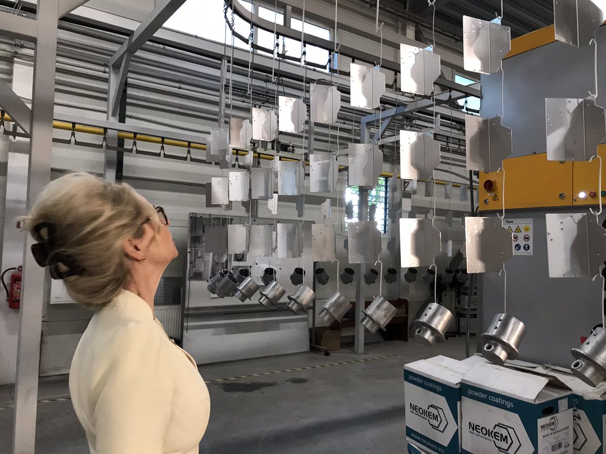SwedeninLV's tweet photo. Turns out š±š»luminaires light up many Swedish parks, factories, stadiums and school yards! And they are produced in Iecava by #Vizulo that we visited this morning. Impressive and innovative work! https://t.co/WSKAYLyoxu