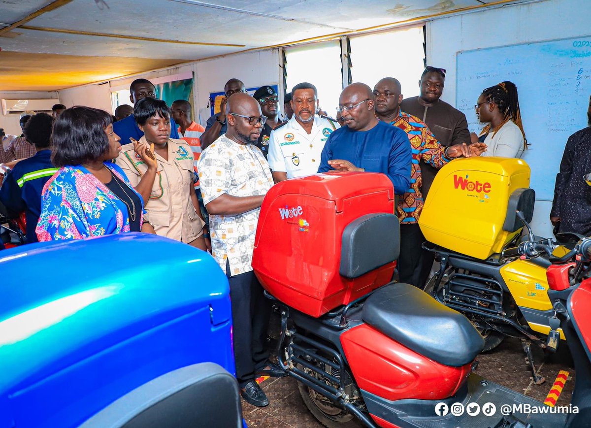 GHANAIANS ARE CAPABLE! 

.@MBawumia: “I paid a visit to a start-up, SolarTaxi, a wholly owned Ghanaian assembler of electric vehicles and the third largest electric vehicle assembler in Africa. They manufacture motorcycles, cars, and buses. It was a pleasure to take a ride in one…