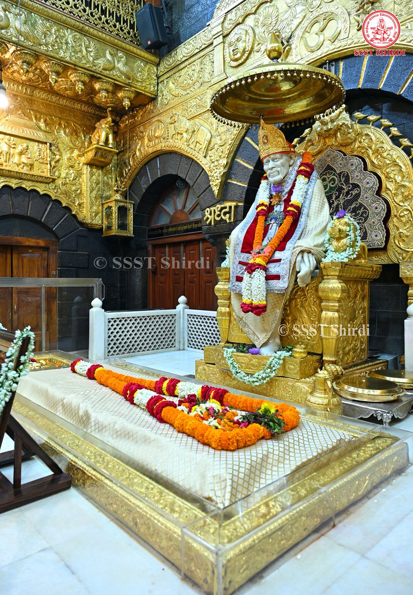 SSSTShirdi's tweet photo. *!! ॐ साई राम !!*
*श्री साईबाबा संस्थान विश्वस्त व्यवस्था,शिर्डी*
*!! ॐ Sai Ram !!*
*Shri Saibaba Sansthan Trust, Shirdi*
≈≈≈≈≈≈≈≈≈≈≈
*आरती :-माध्यान्ह आरती*
*गुरुवार २८ सप्टेंबर २०२३*     
*Aarti :-Madhyan Aarti*
*Thursday 28 September 2023* https://t.co/FCRh3BAoIq