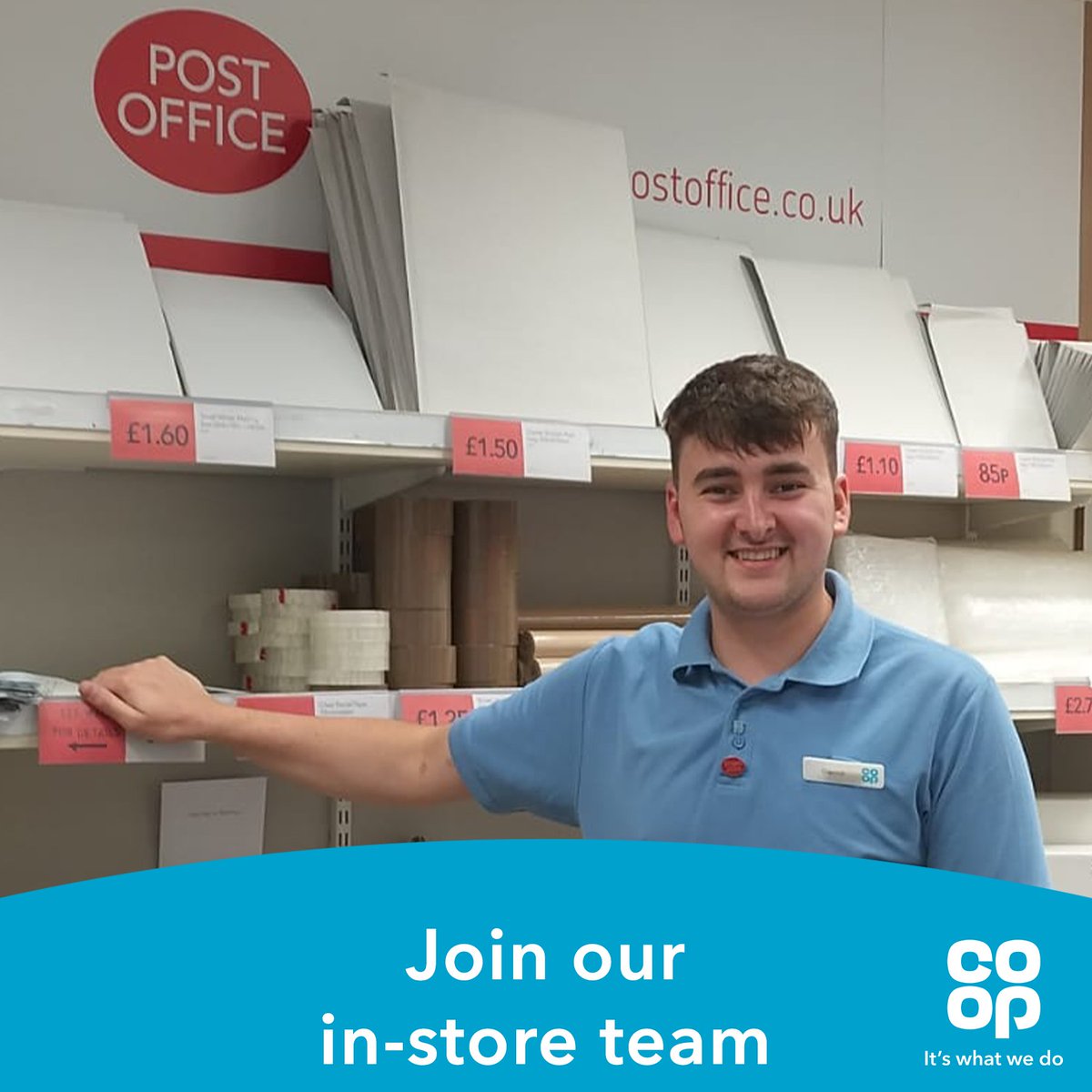 mrsdiddi's tweet photo. Our @coopuk store colleagues get trained in a wide-range of activities to provide vital services that support local communities 💙 Learn more about our available vacancies 👉 https://t.co/mq6zrg6QN8 click on this link to directly take you to fishponds straits parade store vacancy https://t.co/f9y3jfLoKE