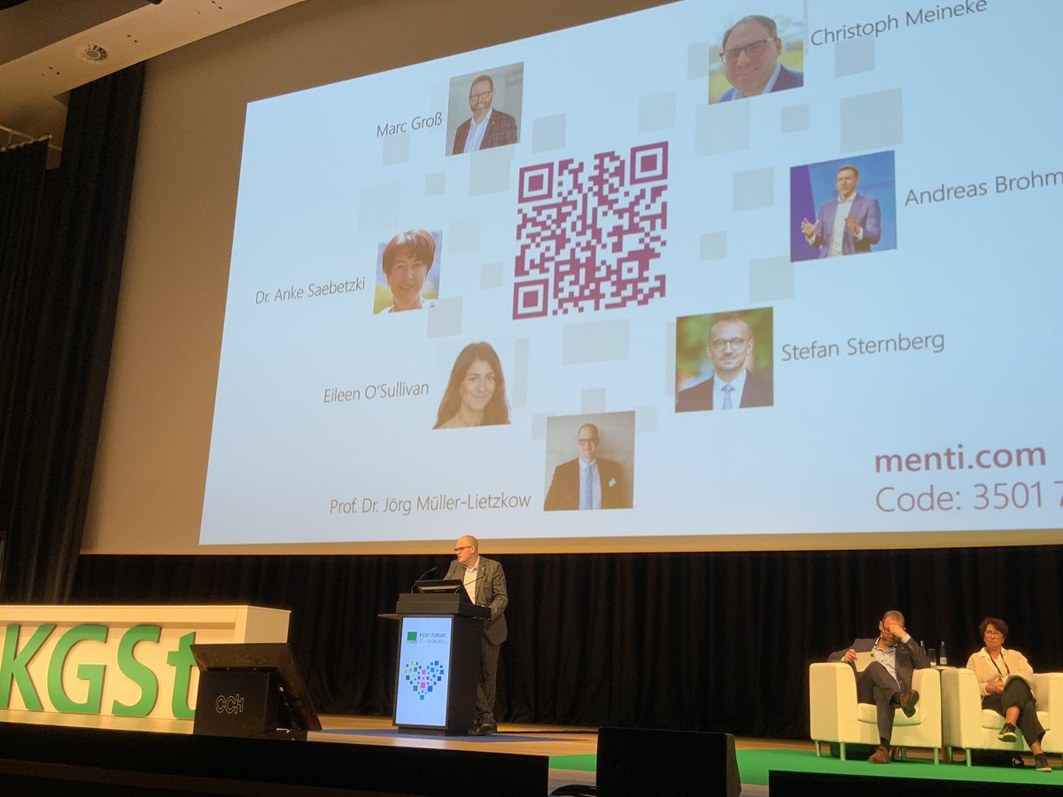 Ernst Mayer, erhabener Koordinator (@ernstmayer) on Twitter photo #Relienz-Anforderungen schaffen ein neues Berufsbild. Nach dem #CDO kommt der #CRO (Chief #Resiliance Officer) <a href="/lietzkow/">Joerg Mueller-Lietzkow</a> #kgstforum23 #Relienz-Anforderungen schaffen ein neues Berufsbild. Nach dem #CDO kommt der #CRO (Chief #Resiliance Officer) <a href="/lietzkow/">Joerg Mueller-Lietzkow</a> #kgstforum23