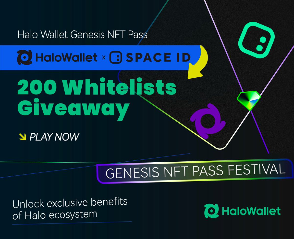 SID_arb's tweet photo. 🚀Partnering w/ @HaloDotSocial (ex KuCoin Wallet), we're giving away Genesis NFT pass whitelists to the .arb squad!

Join the Web3 social wallet, unlock benefits & secure your WL spot！

📆9/28 7AM - 10/4 7AM UTC
🎁Reward: 200 whitelist spots
👉Join now: https://t.co/JzaiMN6BLQ