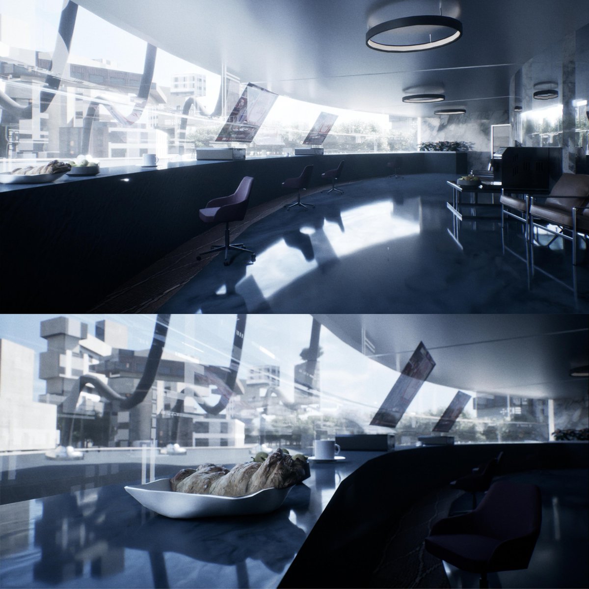 MUA_MUADAO's tweet photo. "Water and energy are pumped from all directions by long pipes into the Tower. It is a collection of signals, resources, and high mechanization."
πΌοΈ The Octopus
π§π» Designer: MUA Junior mArchitect - HZ studio
π MUA #CallForDesign - The CHOSEN ONE Award of #Ultiverse Terminus City