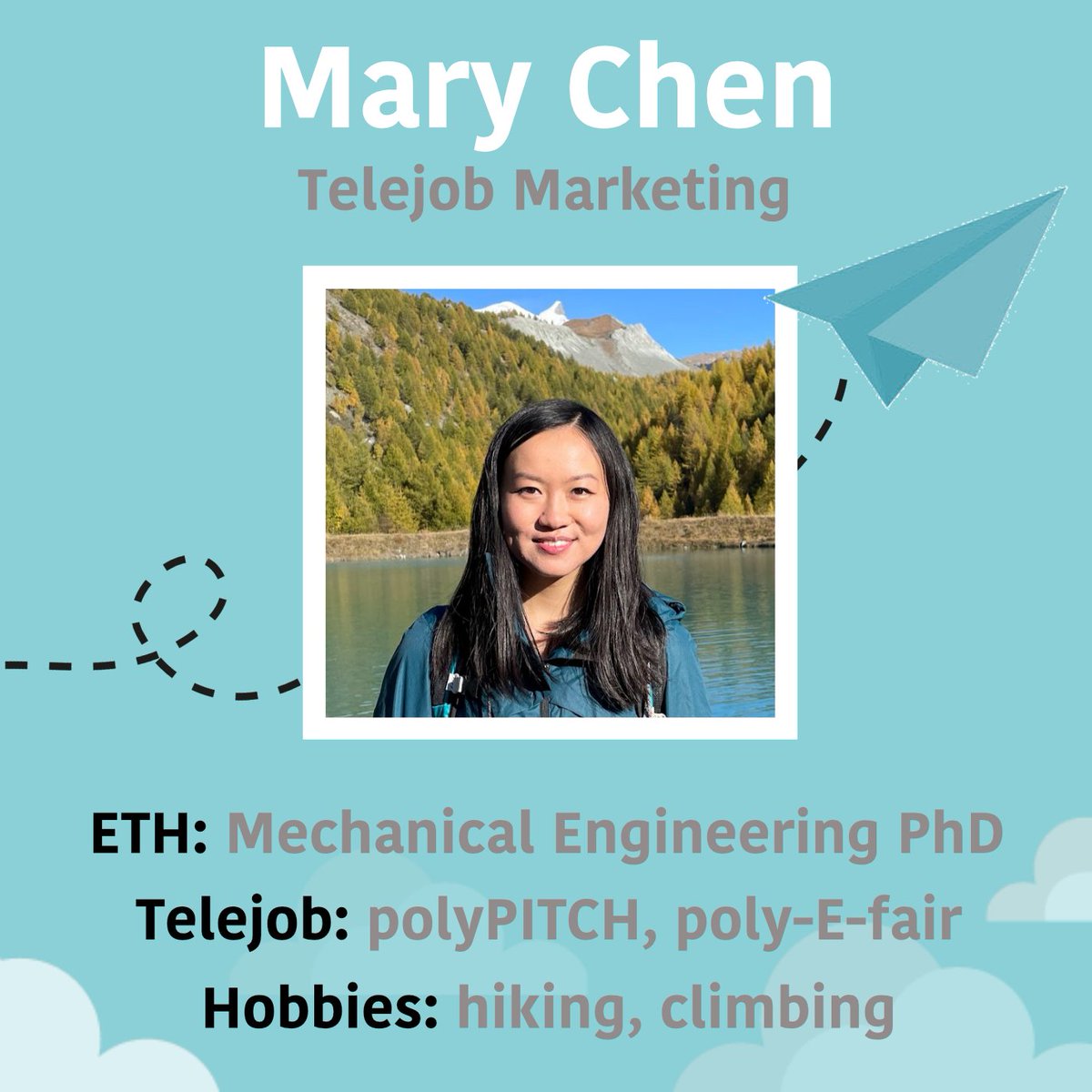 TelejobETH's tweet photo. 🎯 Meet Team Telejob! We are a dynamic and passionate team of volunteers, helping ETH students find their dream jobs since 1989.
📢 Interested in joining? Go to https://t.co/8oZNmV02bd https://t.co/0KFdel3iK6