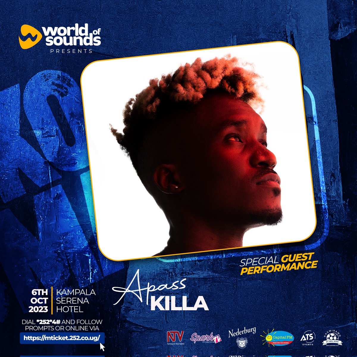 SPECIAL GUEST PERFORMANCE!!!! 

Uganda's Biggest @iamapass i will be joining @mykouma on the World Of Sounds stage on the 6th of oct at the Kampala Serena.

Get your tickets now dail *252*4# and follow prompts.. 

Online - mticket.252.co.ug

#worldofsounds