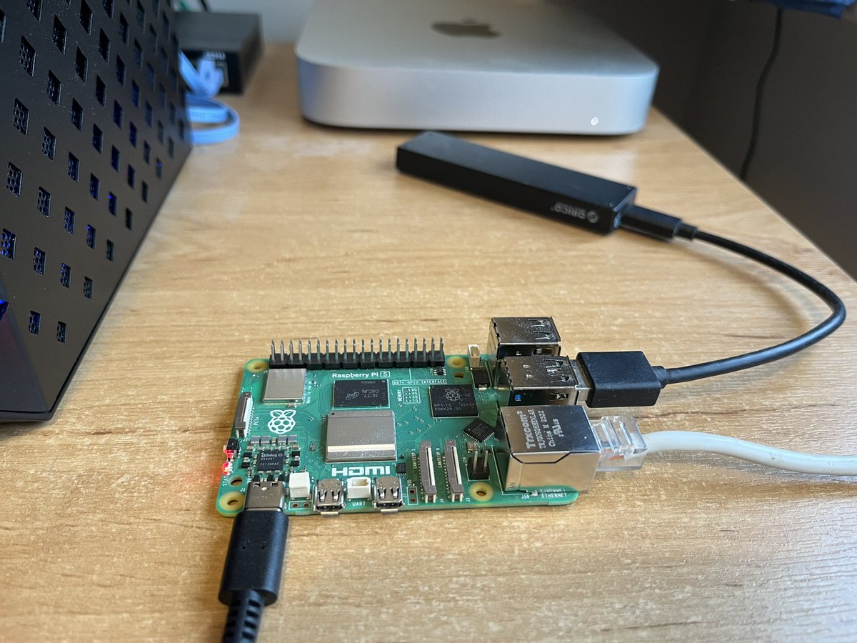 alexellisuk's tweet photo. The Raspberry Pi 5 has been announced so I can finally talk about how much faster it is!

That, coupled with native NVMe support makes it the best version yet for servers, clusters and homelabs 

@Raspberry_Pi https://t.co/xeAjDljY81