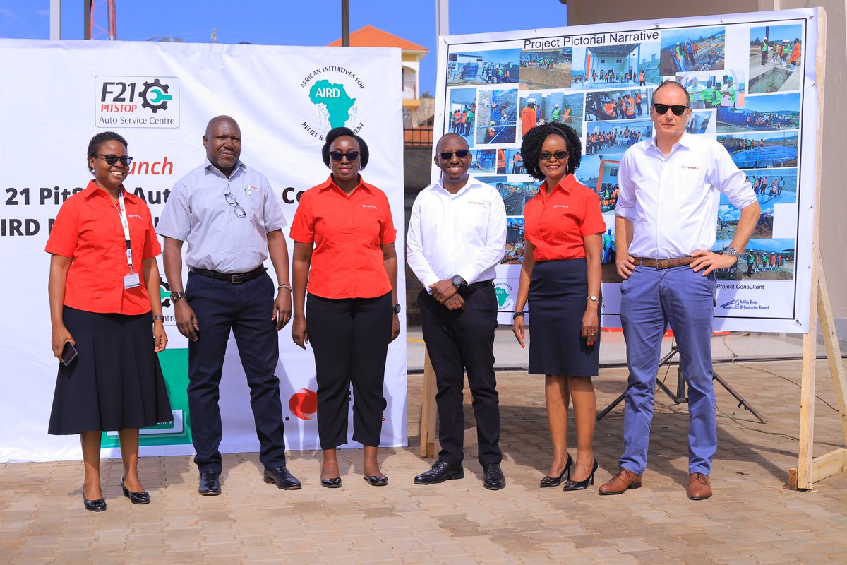 eddiespikaagaba's tweet photo. Good morning from Koranorya Mbarara, at the launch of @Formular21 Auto Service Centre. A partnership of African Initiatives for relief and Developmt @AIRDInt and @CFAOMotors_Ug They have a modern equipment necessaryfor complete service of all Toyota vehicles. https://t.co/gKo8mqvPCF