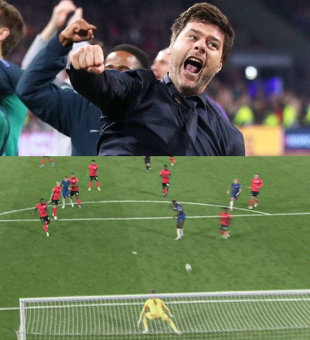 AdithyaReddy_20's tweet photo. Pochettino reaction 🤣 Following Chelesa's first and only goal of the month.
#Chelesa #ChelseaFC https://t.co/mT0wRxO2T2