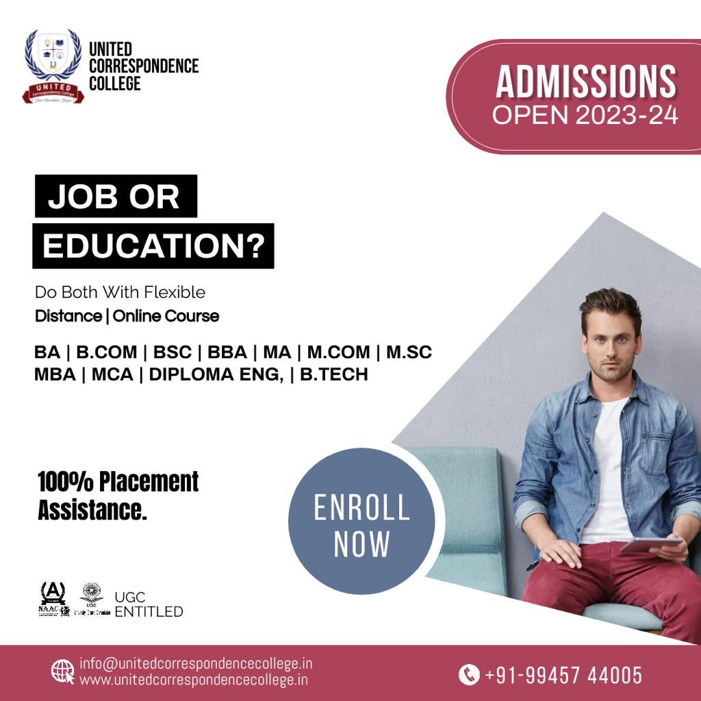 UnitedCorrespo1's tweet photo. "Complete your "Master's & Bachelor's" while continuing your job"
contact now: https://t.co/cu3Fot0wks
• 100% Result
Learn More: https://t.co/XGtNQXhKvT
#bachelorofarts #arts #bachelor #commerce #college #education #bachelorofscience #bbacourse #bba #bca #mba #course https://t.co/lijIxw5gq6
