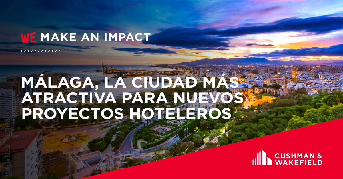#CWMakeAnImpact | Málaga es la ciudad más atractiva para abrir nuevos hotele

🔸#HotelOperatorBeat, realizado por Cushman &amp; Wakefield, que señala a Madrid, Barcelona y Lisboa como los siguientes destinos más interesantes para invertir

👉 Más información: bit.ly/48InTUu