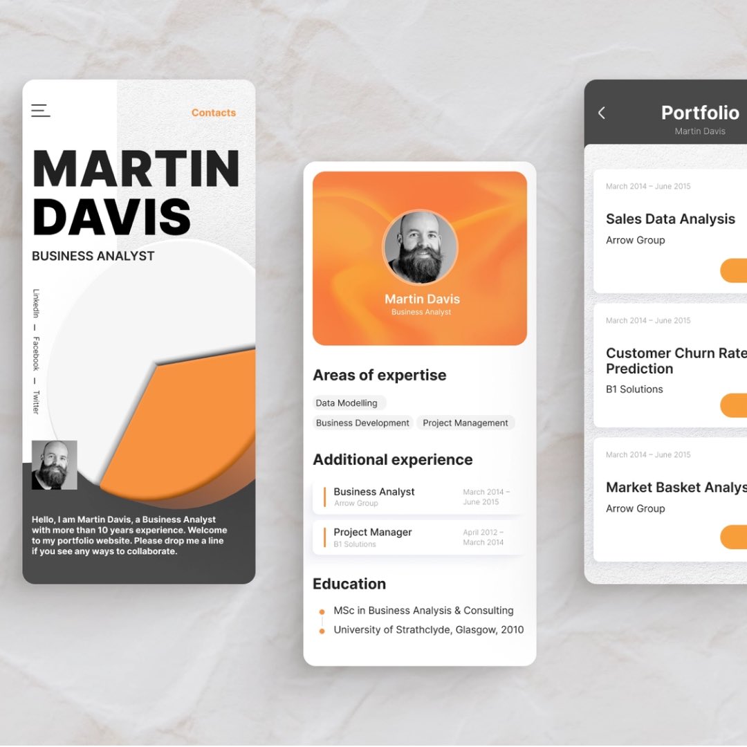 inCode_Systems's tweet image. Are you an #entrepreneur, a professional, or an expert looking to take your career to the next level? It&apos;s time to make your mark online with a personal website, just like business analyst Martin Davis did with #inCodeSystems.

#WebDevelopment #PersonalWebsite #DigitalPresence