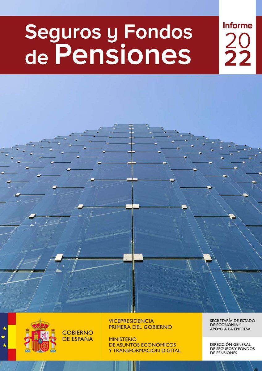 La DGSFP ha publicado el «Informe del Sector 2022», que incluye las actividades desarrolladas por la #DGSFP como autoridad supervisora y el análisis de los principales datos del mercado asegurador y de pensiones privadas.

🔗 bit.ly/InformeSector2…