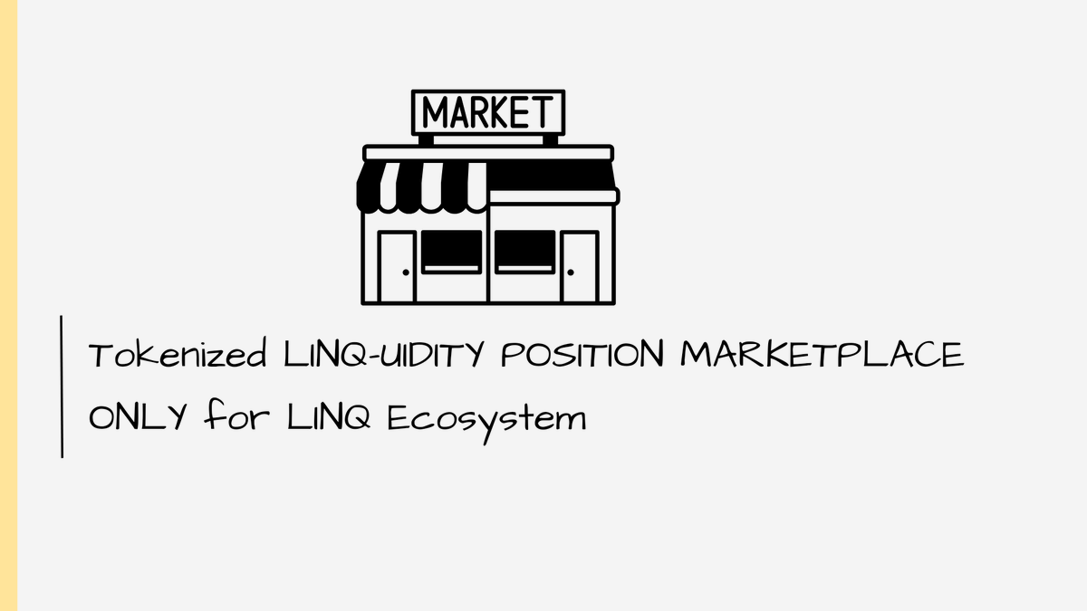 akurefirstson's tweet photo. But guess what? ๐ @linq_group created the #LINQuidity Marketplace also for this very reason
The Marketplace will allow you to sell your $LINQ / $ETH earnings directly for $ETH! ๐ฑ๐
It's more like an NFT marketplace for LP, LST and Wrapped tokens
it only gets better here https://t.co/2bnuW5Vh6R