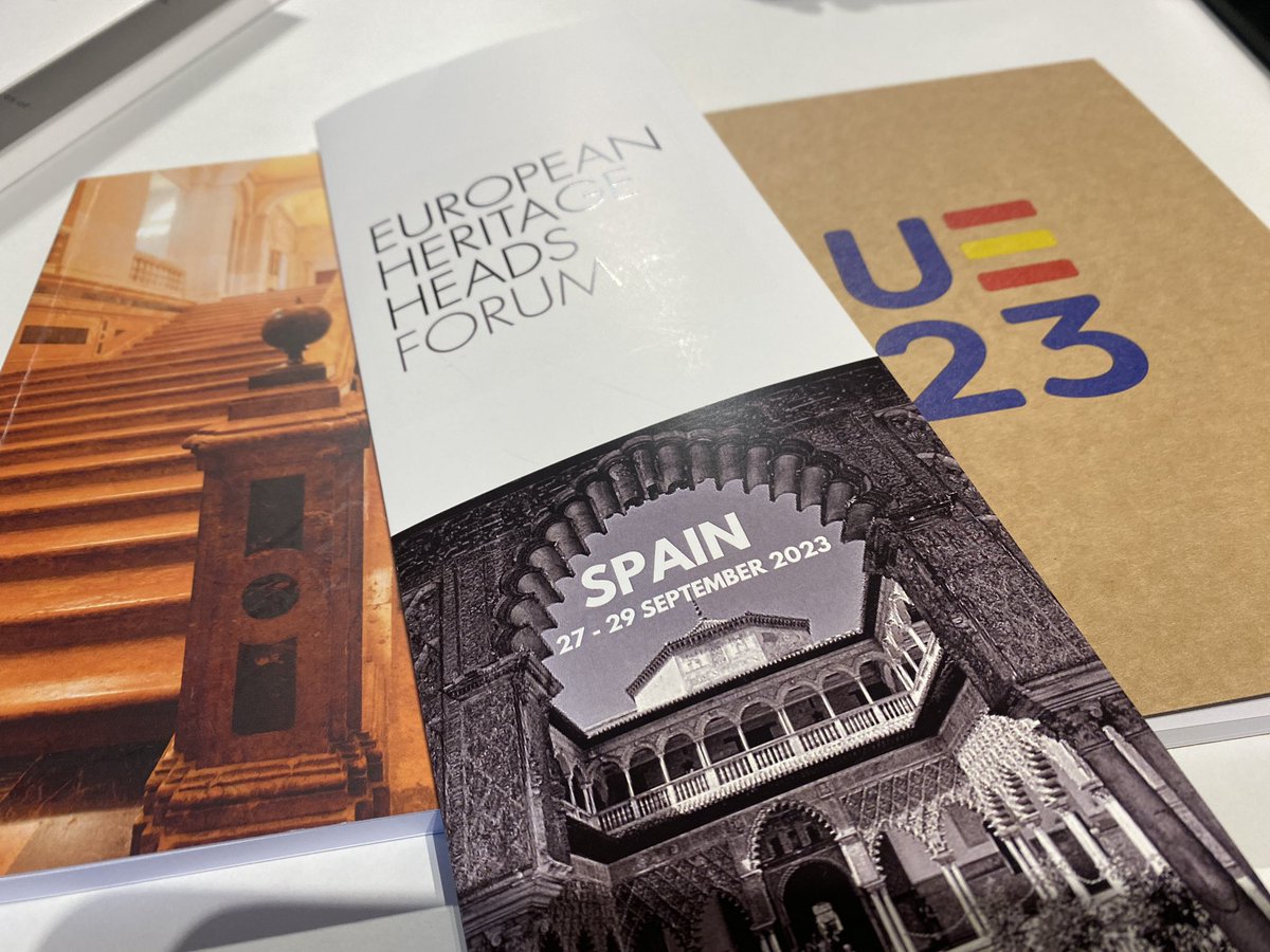 ArchivosEst's tweet photo. En el #AGI seguimos celebrando eventos en el marco de la @eu2023spain👉 🇪🇺The 17th European Heritage Heads Forum, bajo el lema “Heritage: a living being”🏛️💃🏻
ℹ️https://t.co/OoafclNUJ2
#ehhf #tangible #intangible #CulturalHeritage #Sevilla @culturagob @MuseosEstatales @UNESCO_es https://t.co/hkRBJOlfJ4