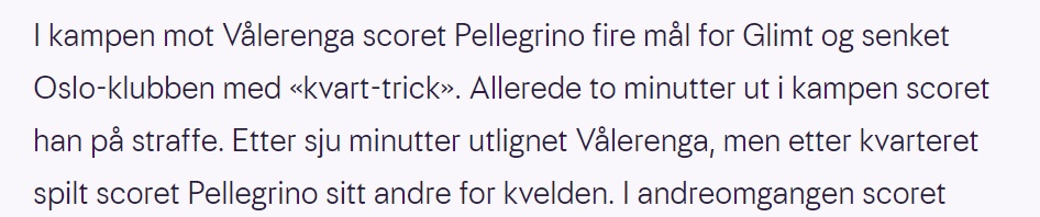 KennethJS's tweet image. Jeg synes fire mål heter fjert-trick.