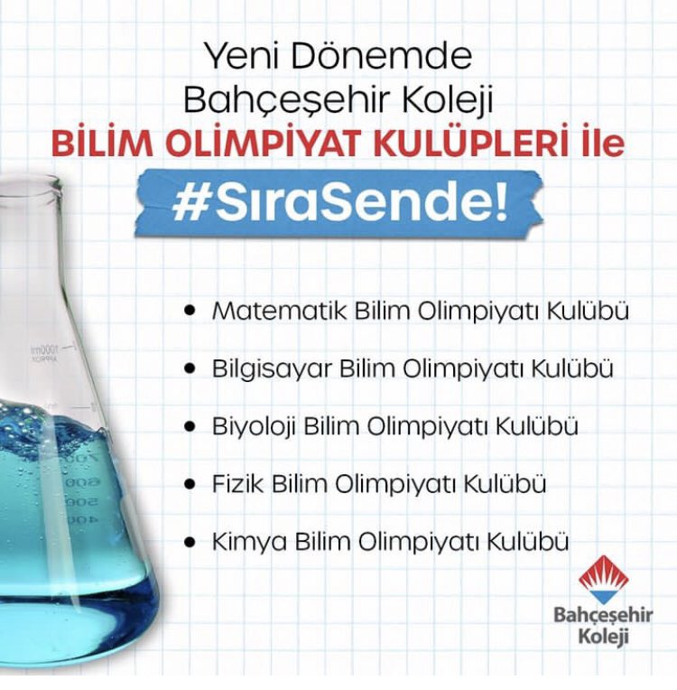 Bahçeşehir Koleji olarak öğrencilerimizi Ulusal ve Uluslararası Bilim Olimpiyatı hazırlıklarında yalnız bırakmıyoruz 🔬🧫<a href="/bahcesehir_k12/">Bahçeşehir Koleji</a> @dagozlem <a href="/ozgeeasln/">Özge ASLAN</a>