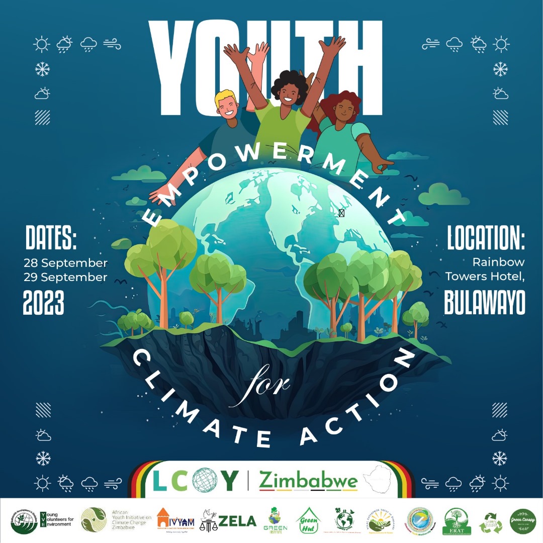Thrilled to be part of #LCOY2023, where youth leaders from around the country unite to tackle the climate crisis head-on. Together, we will be unstoppable! #LcoyZim23 #ZimYouth4ClimateAction #UNDP Zimbabwe #UNICEF Zimbabwe #ActionAid Zimbabwe #YOUNGO