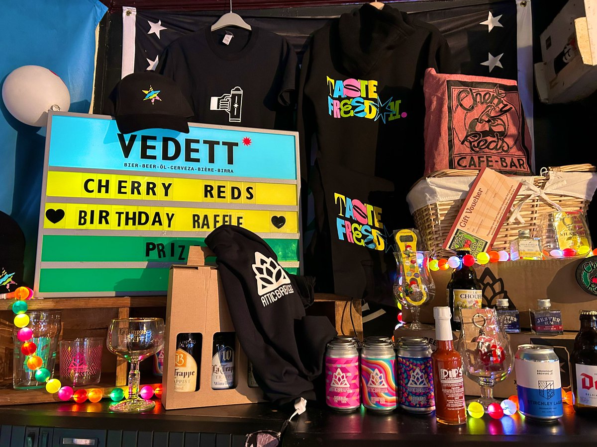 It’s our 10th birthday party at John bright st on Friday! 🎈 

Raffle tickets for some great prizes are available to buy at the bar helping us raise money for <a href="/LoveBrumUK/">LoveBrumUK</a>