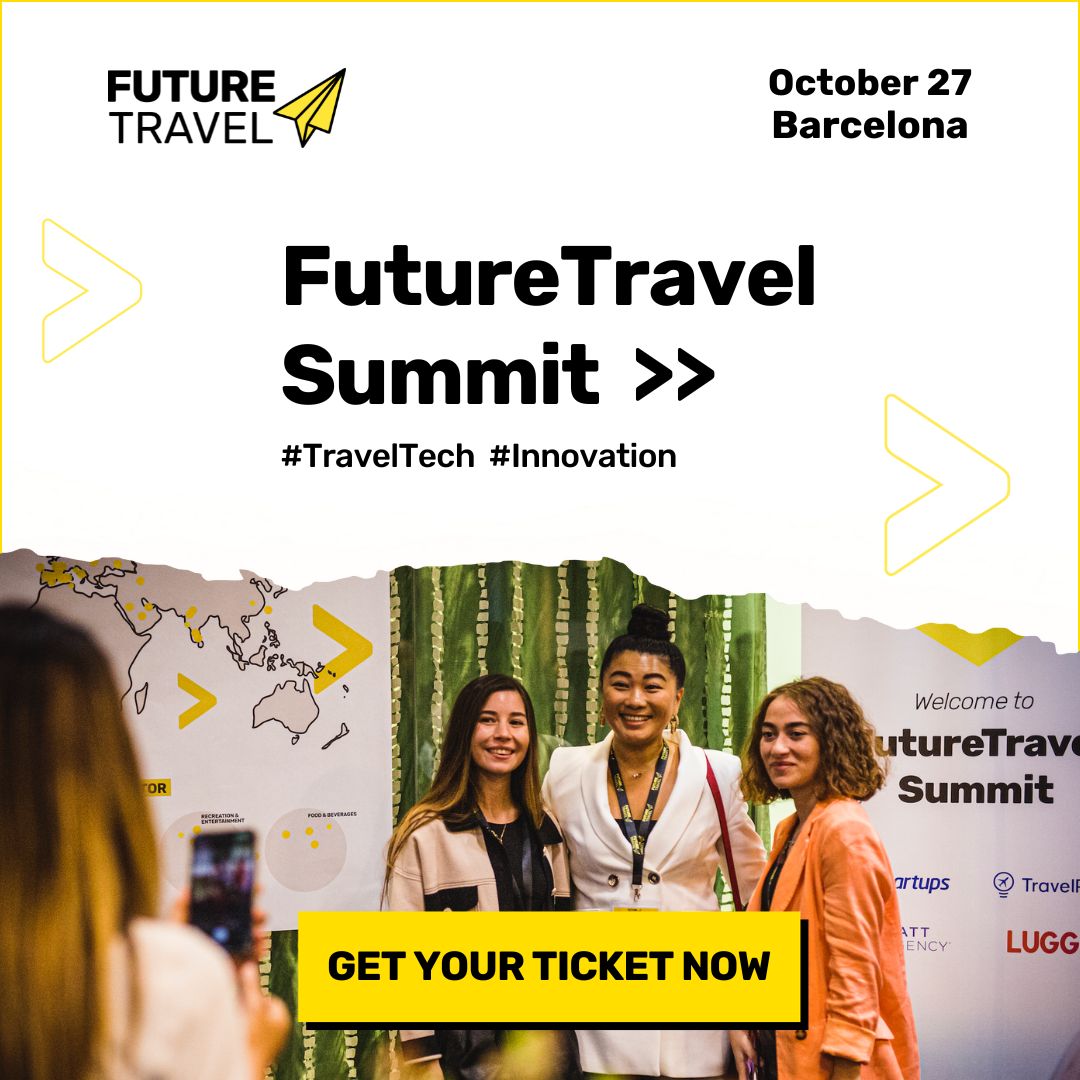 Wanna join 400+ travel industry leaders and travel/hospitality startups for high-level networking and to get the latest trends? Join us on October 27th at this year's FutureTravel Summit in Barcelona. Act fast - the majority of tickets are already gone!🛩 
ow.ly/ZxgN50PQv3B