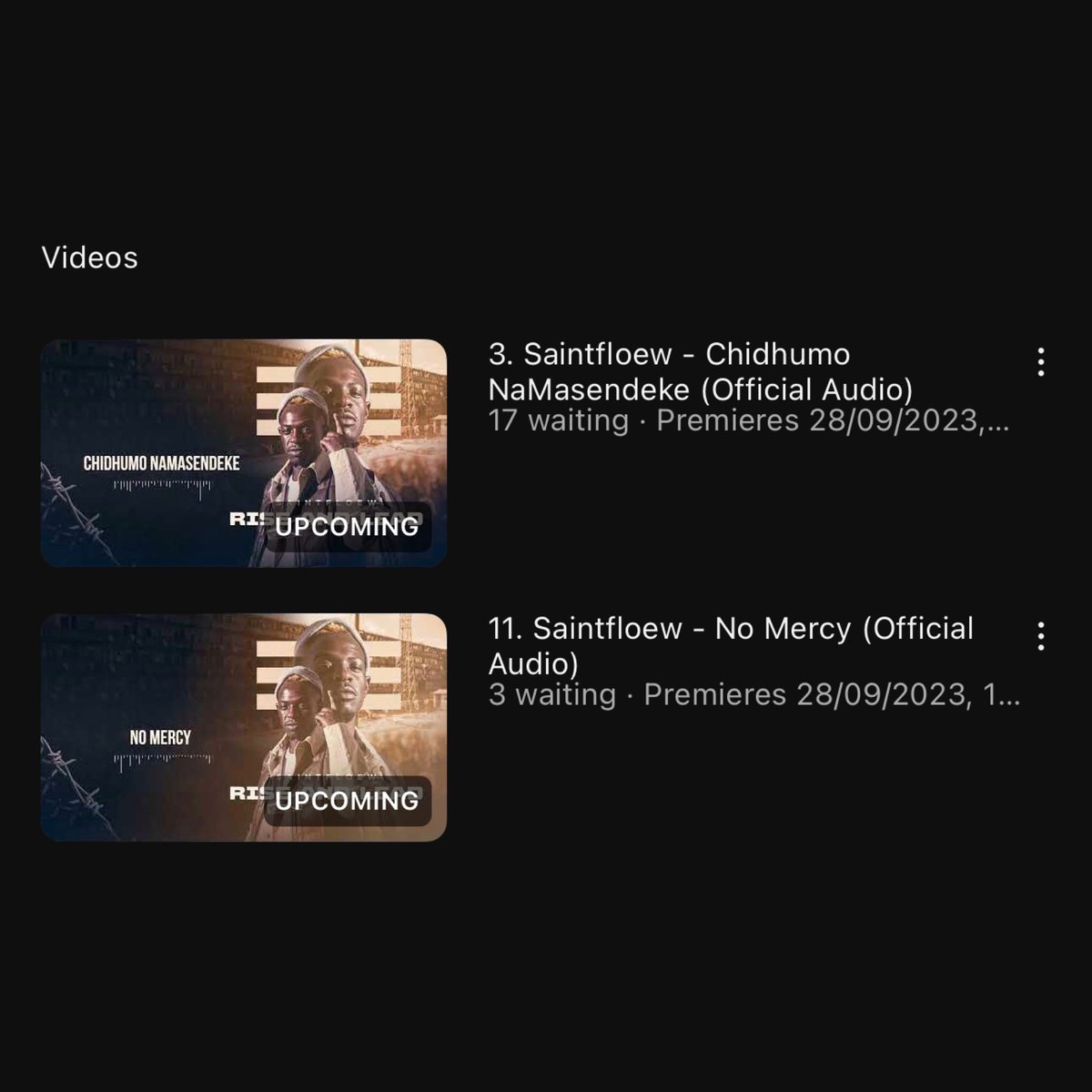 In a few minutes @saintfloewmusic is releasing 2 songs from his Album ‘Rise And Lead’ Click Links Below 👇🏻 to Join the Premiere youtu.be/8iPCaxeUU1Y youtu.be/5OMNlCQa5Ho