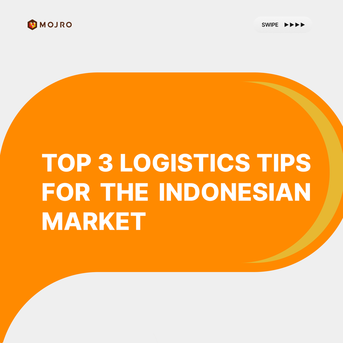 Mojro_tech's tweet photo. Unlock Success in the Indonesian Logistics Market: Discover These 4 Essential Tips below. To know more, visit our website, https://t.co/vazoODVVbJ, or write to us at sales@mojro.com

#Thursday #logistics #supplychain #LogisticsInsights #IndonesianMarket #mojro #logistics #saas https://t.co/GFmjySRvp4