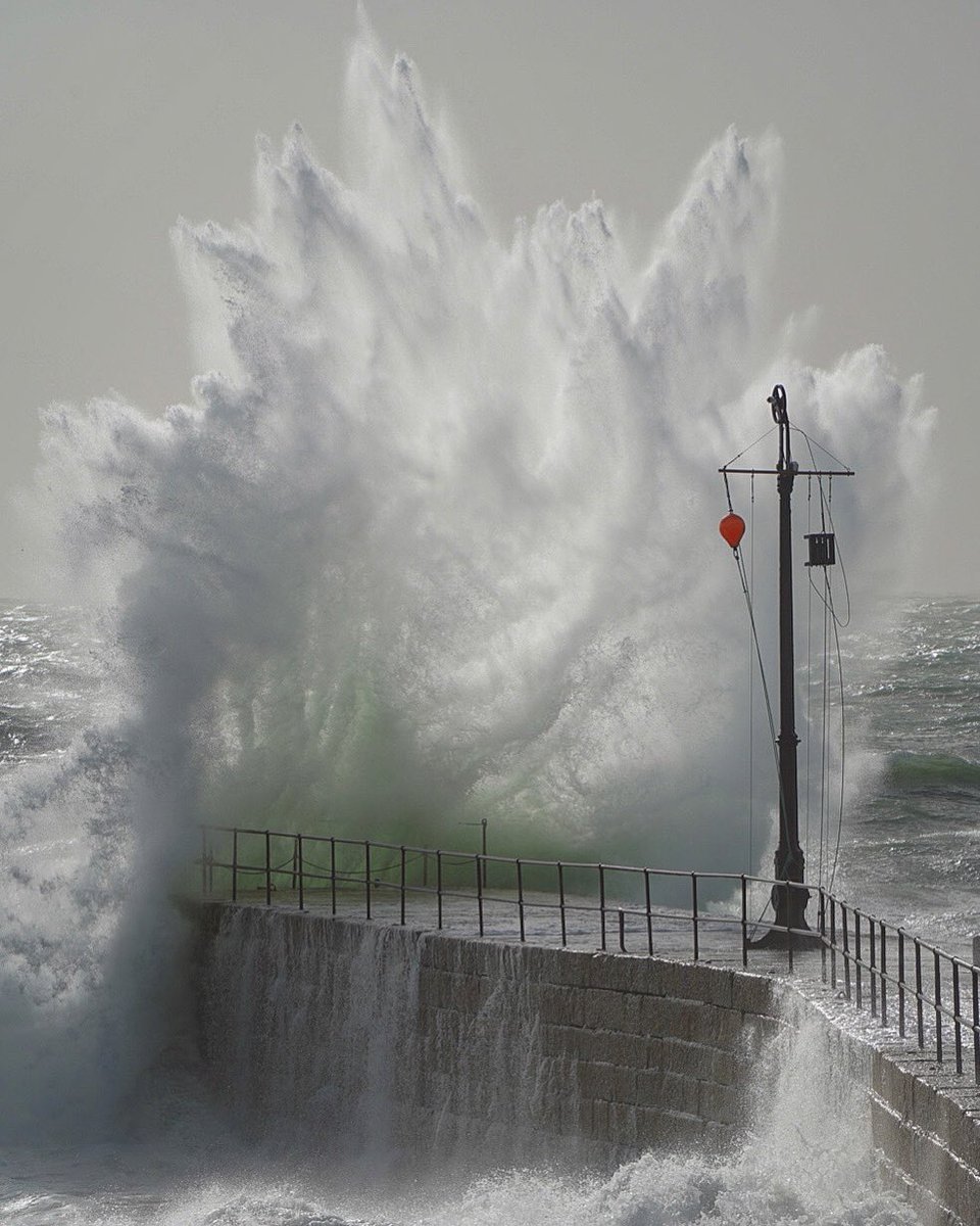 #StormAgnes hits Porthleven