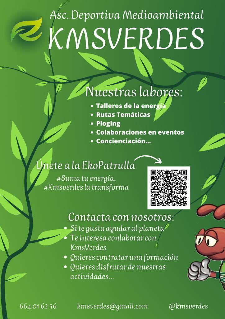 KmsVerdes's tweet photo. Aún no nos conocen? 

Movemos el planeta con nuestra energía!!! #sumatuenergia https://t.co/Q1XT6BoEb8