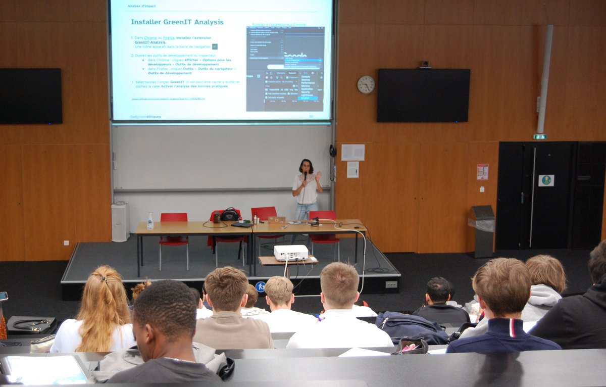 GroupeESIGELEC's tweet photo. Aujourd'hui, à 8h30 et à 10h30 en amphi Charliat @GroupeESIGELEC, a lieu la 1e conférence du cycle de conférences sur la Transition Ecologique sur l'Ecoconception par Aurélie Baton à destination des élèves de 1ère année de cycle ingénieur
Conférence gratuite et ouverte au public https://t.co/XSLXWDRhpX