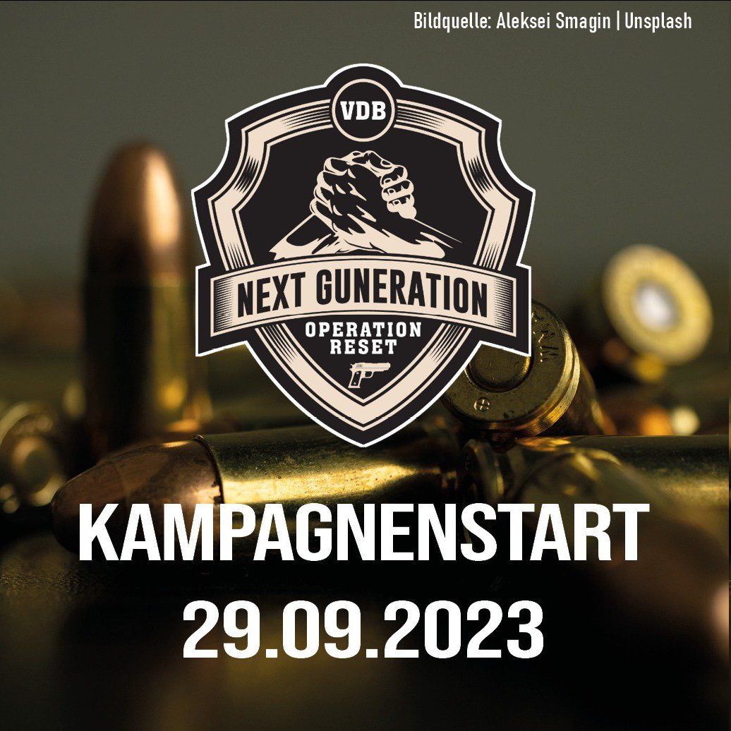 Sport_Schuetze's tweet photo. 1/3 Bereit für #OperationReset? Unter dem Titel #NextGuneration startet morgen die Kampagne des @VDBVerband für eine Generalüberholung des deutschen Waffenrechts. Zu lange haben Sportschützen, Jäger, Sammler und Co. ...
#fight4right #fairesWaffenrecht https://t.co/RdBO11wMRt