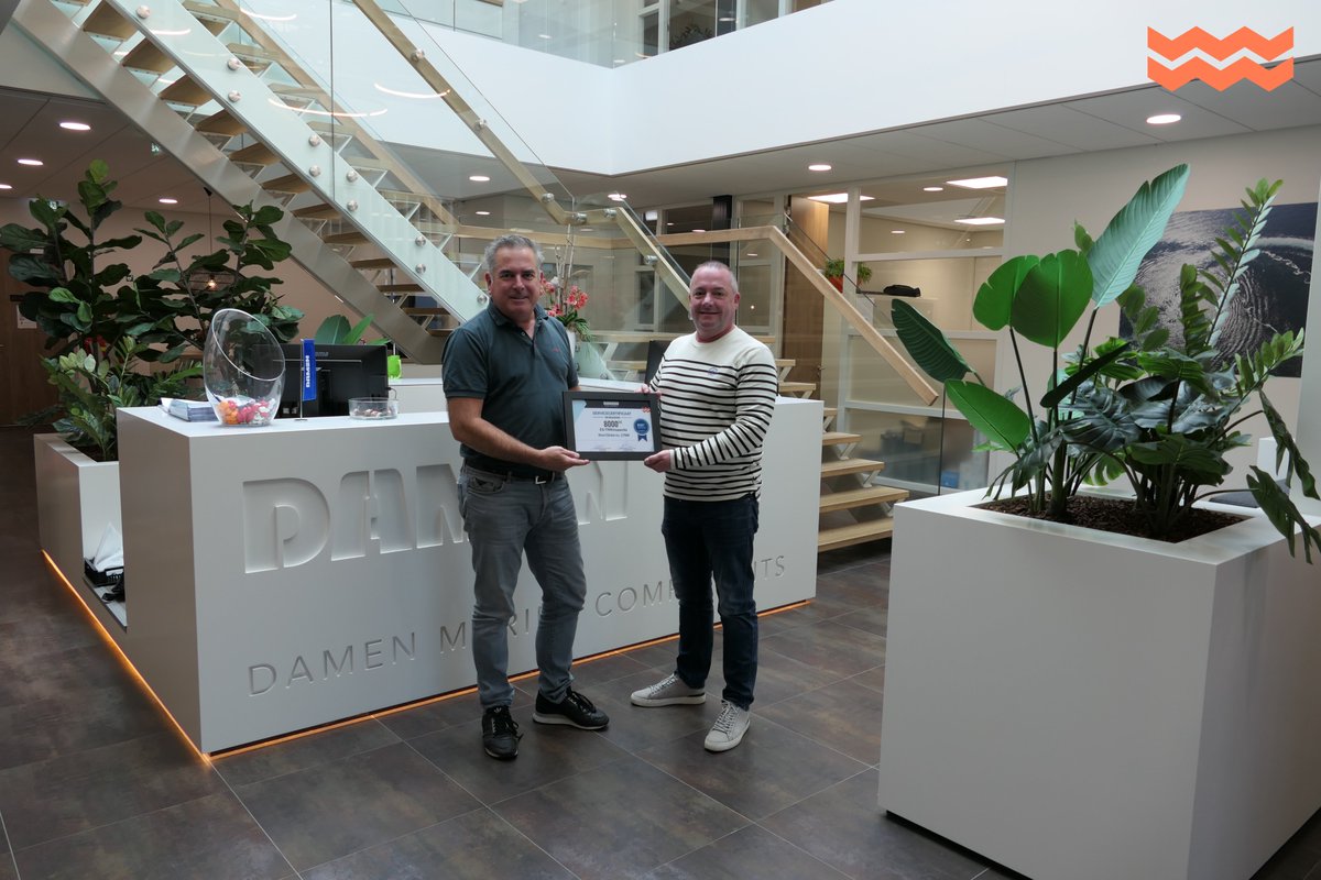 We’re proud to announce that our Service Department has reached a remarkable milestone. Our colleagues have completed their 8,000th vessel inspection! We thank Technical Superintendent of Naviglobe, Eric Suurland for having us inspect the Lynn ever since its construction in 2005.