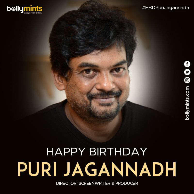 Wishing A Very Happy Birthday To Director, Screenwriter & Producer #PuriJagannadh !
#HBDPuriJagannadh #HappyBirthdayPuriJagannadh #PuriJagannadhMovies #Puri #AkashPuri