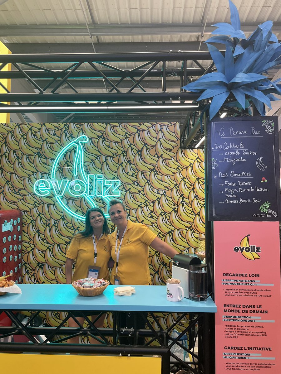 [ C’est reparti]

2ème journée au #CongresOEC 😊

Toute la team #Evoliz vous attend nombreux pour parler facturation électronique, transformation de la profession d’expert-comptable et, bien sûr, vous présenter notre fabuleux ERP 🍌

📍RDV stand R303 📍