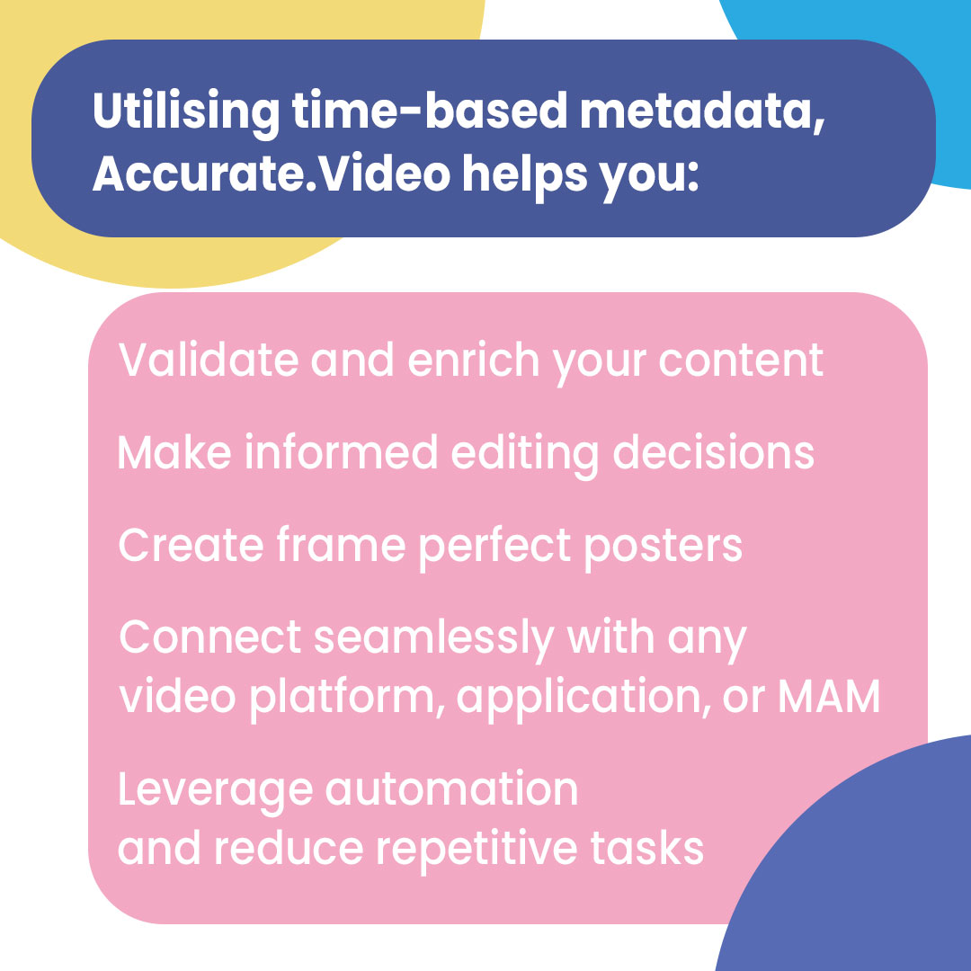 CodeMillAB's tweet image. 3⃣️ Accurate.Video has three validation workspaces, which can be easily tailored to your needs:
🎥 Working with metadata
🎵 Audio Validation
📺 Ad Breaks
Contact us to hear more: codemill.se/contact