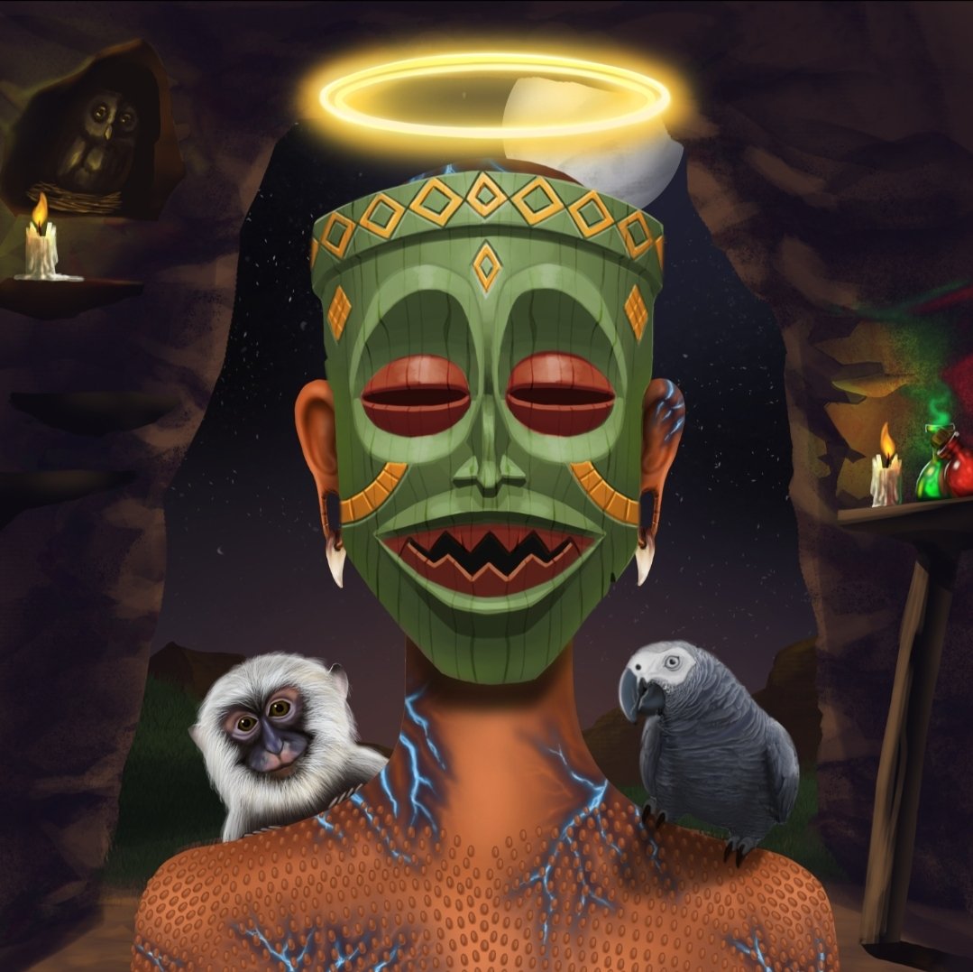 phillispread's tweet photo. @TheAbantuTribe meet Banty, After being struck with lightning be became a healer among the tribe , he often performs rituals to heal a person physically, mentally, emotionally, or spiritually. He is one of the very few Sangoma with the capabilities to whisper to the animals. https://t.co/Es9UIfiKtm