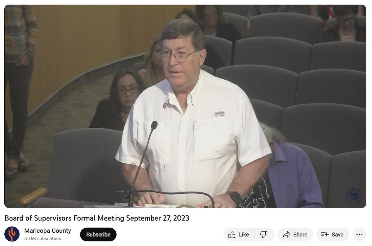 MaricopaGOP's tweet photo. MCRC Chairman Craig Berland attended the 9/27/2023 Maricopa County Board of Supervisors meeting to address matters relating to MCRC Precinct Committeemen, seeking a win-win-win arrangement for all parties involved, driven by "MCRC 1st" & "PCs 1st."
#MCRC #UnitedWeStand #BeAPC https://t.co/EIyUaHHvYs